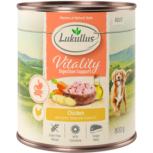 Lukullus Vitality Digestion poulet (sans céréales) pour chien - 6 x 800 g pas cher