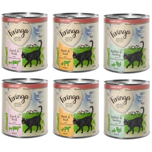 Lot mixte 24x800g Classic Meat Menu Feringa nourriture humide pour chat 3 saveurs pas cher