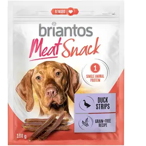 Briantos Meat Snacks canard et lapin pour chien canard,180 g pas cher