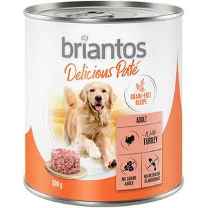 Briantos Delicious Paté 6 x 800 g pour chien - dinde pas cher