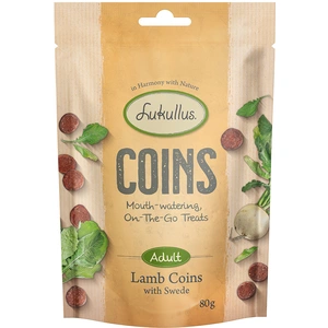 Friandises Lukullus Coins agneau pour chien - 80 g pas cher