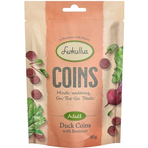 Friandises Lukullus Coins canard pour chien - 80 g pas cher