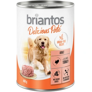 Briantos Delicious Paté 6 x 400 g pour chien - dinde pas cher