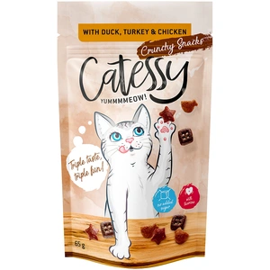 Catessy Crunchy Snacks 65 g pour chat - canard, dinde, poulet pas cher