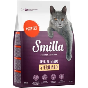 4kg Adult Sterilised Smilla - Croquettes pour chat pas cher