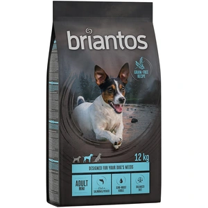 Briantos Adult Mini saumon, pommes de terre - SANS CÉRÉALES pour chien - 12 kg pas cher