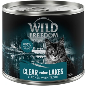 Wild Freedom Adult 6 x 200 g pour chat - Clear Lakes - poulet, truite pas cher