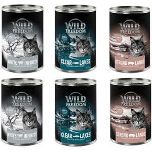 Wild Freedom Adult 6 x 400 g pour chat - lot mixte III (2 x truite, 2 x porc, 2 x cheval) pas cher