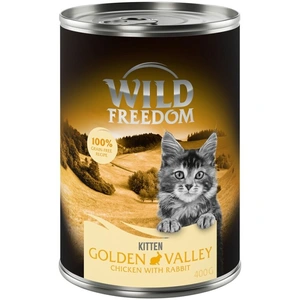 Wild Freedom Kitten 6 x 400 g pour chaton - Golden Valley - lapin, poulet pas cher