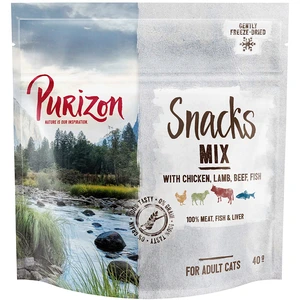 40g Mix sans céréales Purizon Friandises pour chat : -20 % ! pas cher