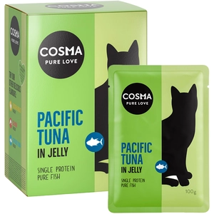 Cosma Original 6 x 100 g pour chat - thon du Pacifique pas cher
