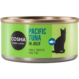 6x170g Cosma Original en gelée thon du Pacifique - Pâtée pour chat pas cher