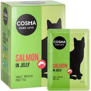 6x100g Cosma Original saumon - Pâtée pour chat pas cher
