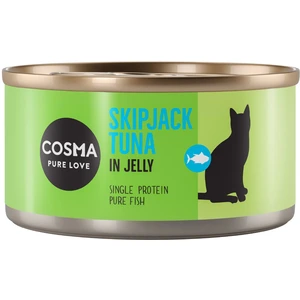 6x170g Cosma Original en gelée thon Skipjack - Pâtée pour chat pas cher