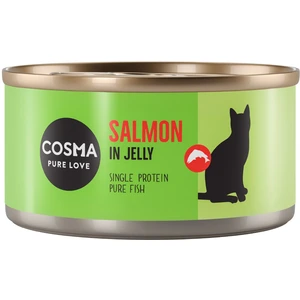 6x170g Cosma Original en gelée saumon - Pâtée pour chat pas cher