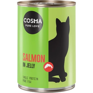 6x400g Cosma Original en gelée saumon - Pâtée pour chat pas cher