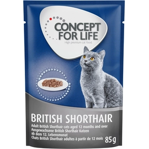 12x85g British Shorthair Adult Concept for Life - Pâtée pour chatVendu parzooplus-be