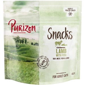 40g Agneau, poisson sans céréales Purizon Friandises pour chat : -20 % ! pas cher