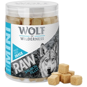 50g Mini RAW - filet de saumon Wolf of Wilderness Friandises lyophilis... pas cher