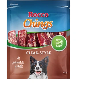 200g Rocco Chings Steak Style canard - Friandises pour chienVendu parzooplus-be