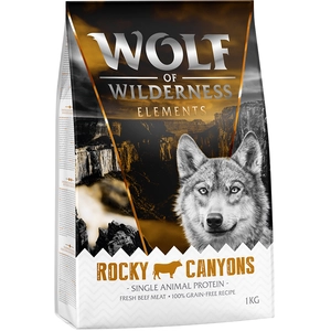 1kg Elements Rocky Canyons, boeuf Wolf of Wilderness - Croquettes pour chienVendu parzooplus-be