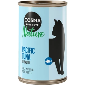 Cosma Nature 6 x 140 g pour chat - thon du Pacifique pas cher