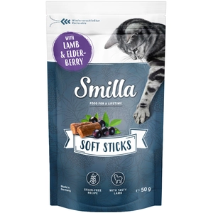 50g Smilla Soft Sticks agneau, sureau - Friandises pour chatVendu parzooplus-be