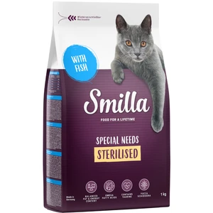 1kg Adult Sterilised poisson Smilla - Croquettes pour chat pas cher