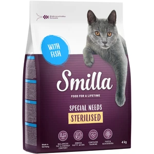 4kg Adult Sterilised poisson Smilla - Croquettes pour chat pas cher