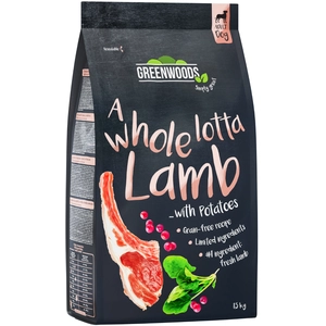 1,5kg Greenwoods agneau, pommes de terre, épinards, canneberges - Croquettes pour chien pas cher