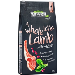 Greenwoods agneau, pommes de terre, épinards, canneberges pour chien 12 kg pas cher