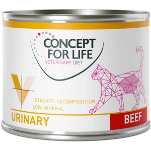 Offre découverte : Concept for Life Veterinary Diet 6 x 185 g / 200 g - urinary boeuf (6 x 200 g) pas cher