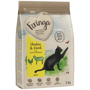 3x2kg Adult Duo poulet, agneau Feringa Croquettes pour chat pas cher