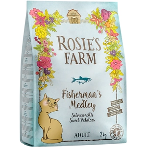 3x2kg Adult saumon, patates douces Rosie's Farm - Croquettes pour chatVendu parzooplus-be