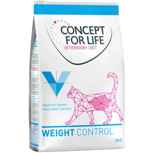 3kg Veterinary Diet Weight Control Concept for Life VET - Croquettes pour chat pas cher