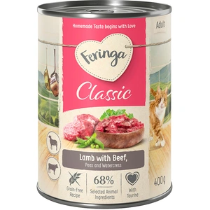 Feringa Classic Meat Menu 6 x 400 g pour chat - agneau, boeuf pas cher