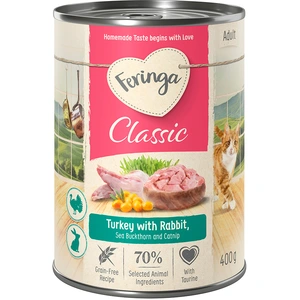 Feringa Classic Meat Menu 6 x 400 g pour chat - lapin, dinde pas cher
