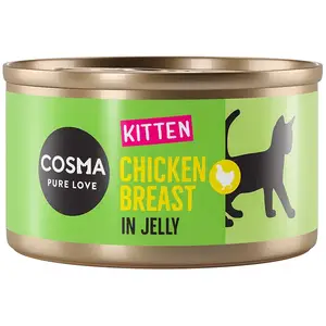 6x85g Cosma Original Kitten blanc de poulet - Pâtée pour chat pas cher