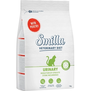 Offre d'essai : Croquettes Smilla Veterinary Diet 1 kg pour chat - Urinary volaille pas cher