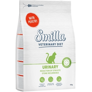 4kg Smilla Veterinary Diet Urinary volaille - Croquettes pour chat pas cher