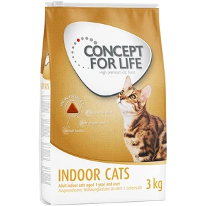 3kg Indoor Cats Concept for Life - Croquettes pour chat pas cher