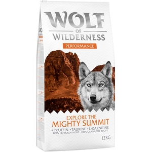 12kg Explore "The Mighty Summit" Performance Wolf of Wilderness - Croquettes pour chien pas cher