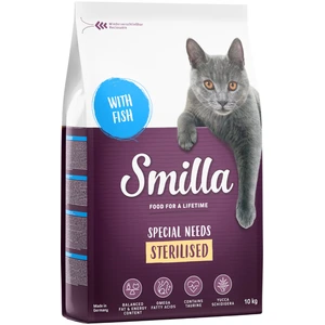 10kg Adult Sterilised poisson Smilla - Croquettes pour chat pas cher