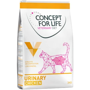 3kg Urinary Concept for Life VET - Croquettes pour chat pas cher