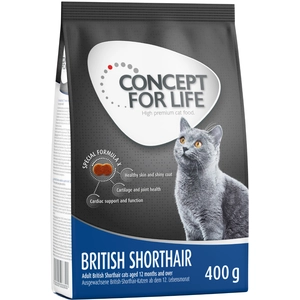 400g British Shorthair Adult Concept for Life Croquettes pour chatVendu parzooplus-be
