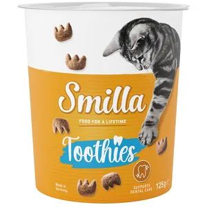 3x125g Smilla Toothies - Friandises pour chatVendu parzooplus-be