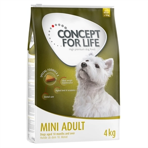 4kg Mini Adult Concept for Life - Croquettes pour chien pas cher