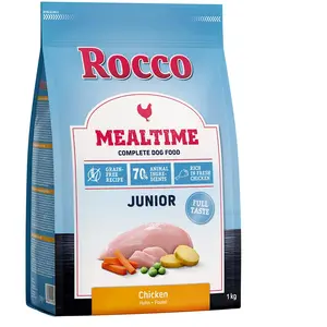5x1kg Rocco Mealtime Junior poulet - Croquettes pour chien pas cher