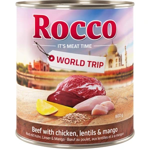 24x800g Rocco Tour du monde Inde - Pâtée pour chien pas cher