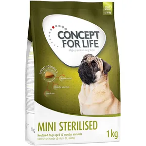 1kg Mini Sterilised Concept for Life - Croquettes pour chienVendu parzooplus-be